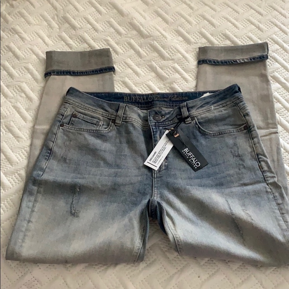 Buffalo regular rise boyfriend fit Jeans‎